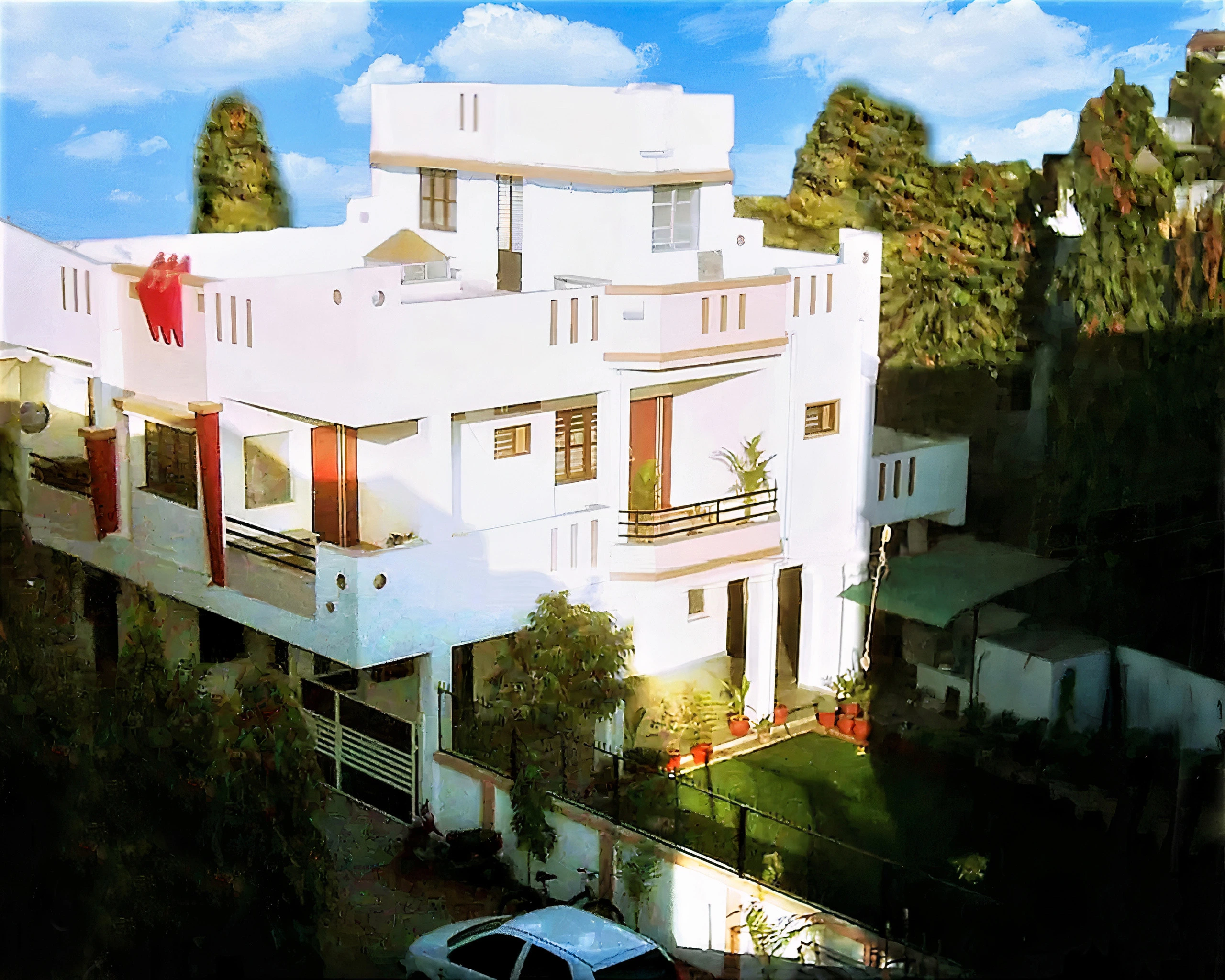 Main view of The Homeland Stay living area or exterior