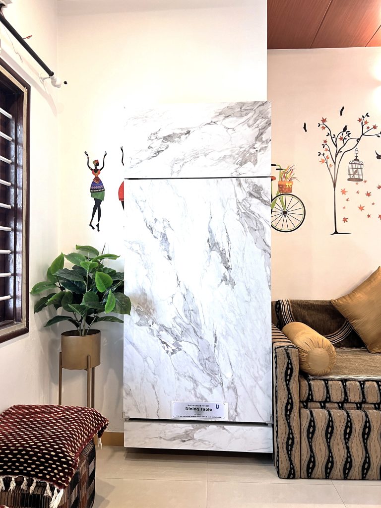 Dinning Table - Space Saving design